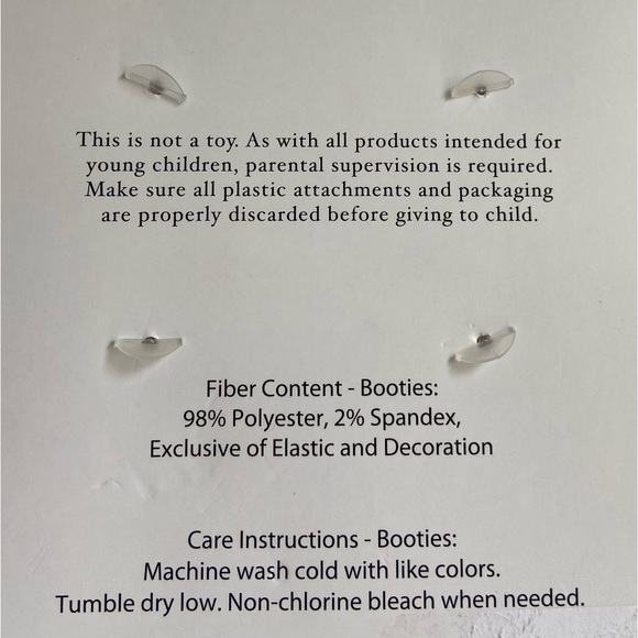 Little Me | 2 pairs rattle booties | baby girl | - Picture 7 of 7